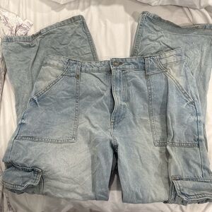 Cotton On Relaxed Fit Light Blue Jeans